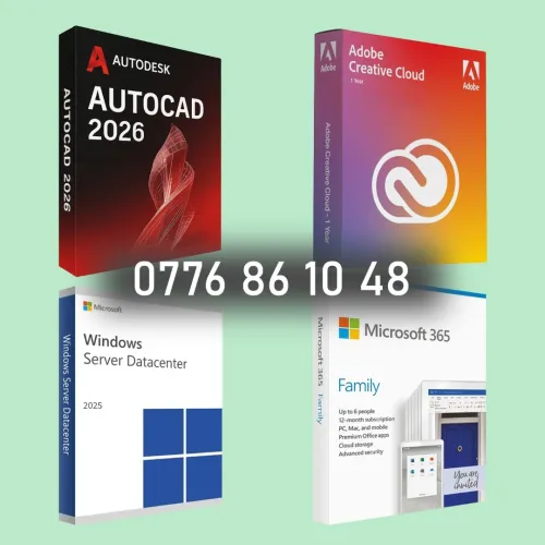 Windows Server / Adobe Creative Cloud / Microsoft 365 / AutoCAD 2026 / Office 2021 2024 / Kaspersky