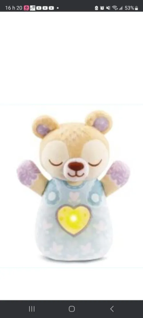 Peluche lumineuse Vtech