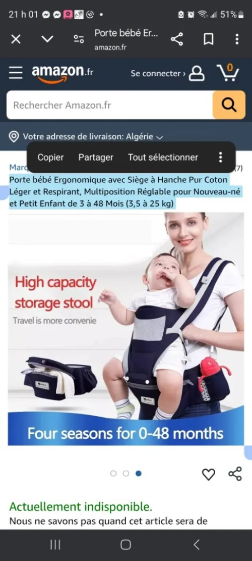 Porte bébé Quinhu
