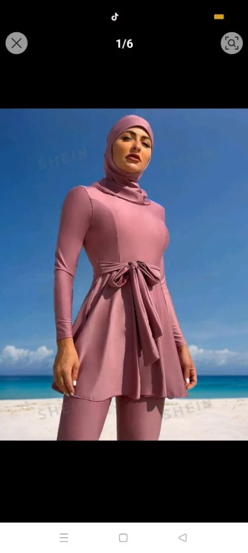 Burkini rose trop beau 