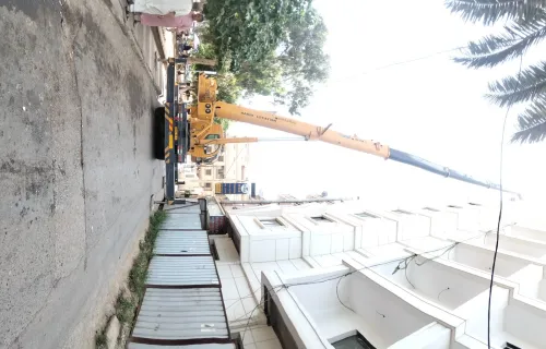 Location grue mobile avec une hauteur plus que 50m 