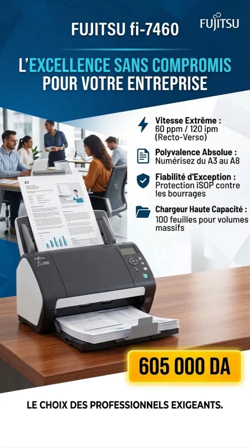 Scanner Professionnel Fujitsu fi-7460 (Format A3/A4)