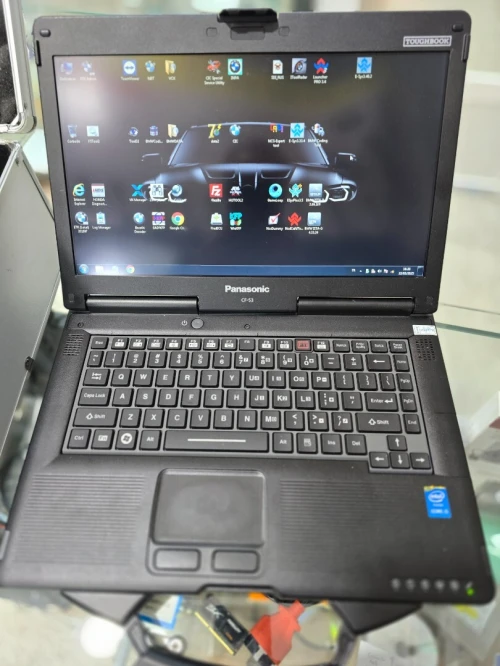 Scanner automobile pour BMW Original icom next et Pc Panasonic Toughbook CF-53