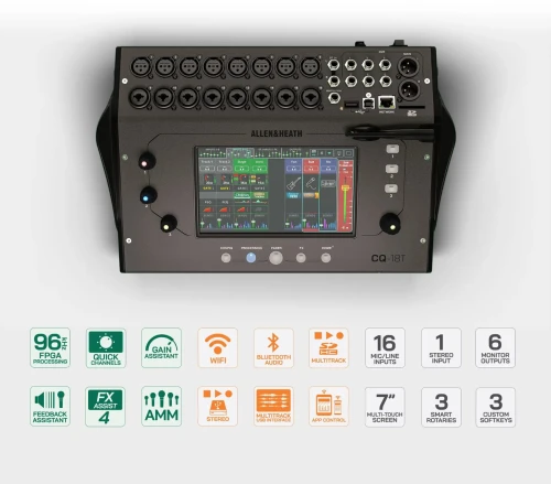 Console de Mixage numérique Allen & Heath -CQ-18T