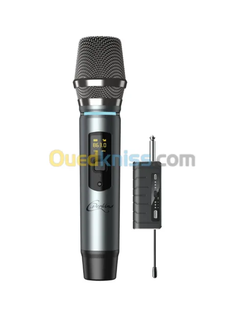 Microphone sans fil PERKINS Rechargeable via câble USB 
