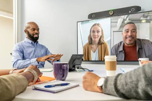 Caméra Visioconférence Poly Studio x52 Barre Vidéo Tout en Un