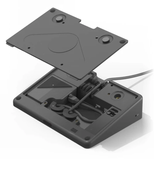 Logitech Tap Contrôleur tactile pour des salles de visioconférence kit Cat5e. Certifié Google Meet, Microsoft Teams Rooms et Zoom Rooms.