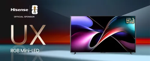Téléviseur Google Hisense RGB Mini-LED 116 '' UXQ | RGB MiniLED Smart TV 4K 165 Hz