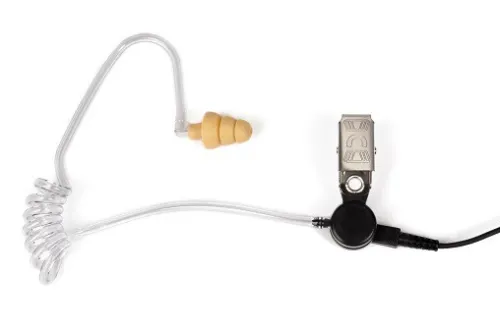 Oreillette avec tube spiralé transparent Voices Technologies VT610TC125 