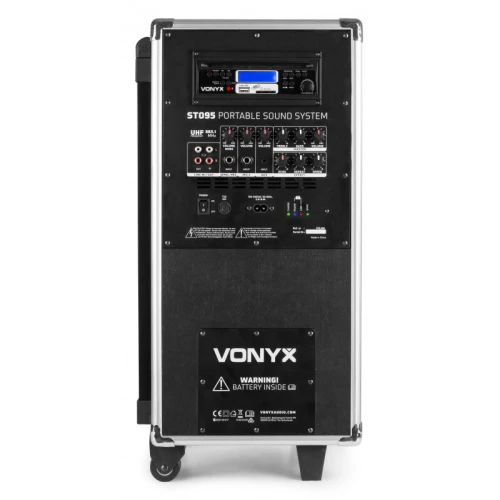 SONO MOBILE VONYX 250W Lecteur CD et multimédia USB/SD avec fonction enregistrement