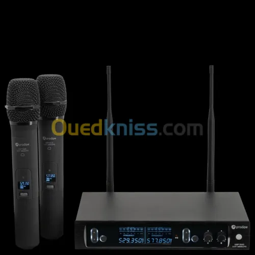 DOUBLE MICROPHONE SANS FIL PRODIPE UHF 