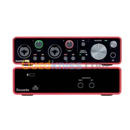 Carte Son FOCUSRITE SCARLETT 2I2 STUDIO G3 PACK