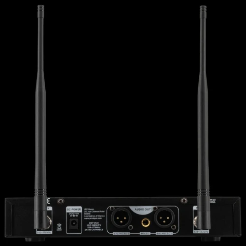 DOUBLE MICROPHONE SANS FIL PRODIPE UHF 
