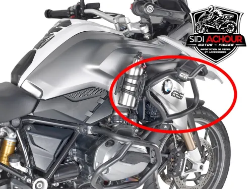 Protection moteur/radiateur GIVI en acier noir pour BMW R 1200 GS 13-16