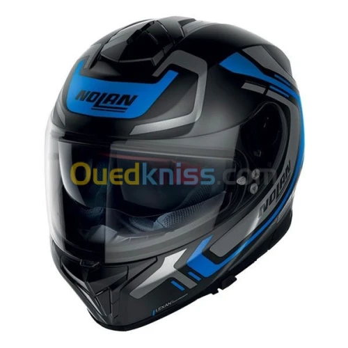 CASQUE NOLAN N80-8 50TH ALLY N-COM 042 NOIR MAT-GRIS-BLEU "Original"