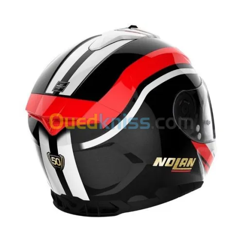 CASQUE NOLAN N80-8 50TH ANNIVERSARY N-COM 026 NOIR METAL-ROUGE-BLANC "ORIGINAL"