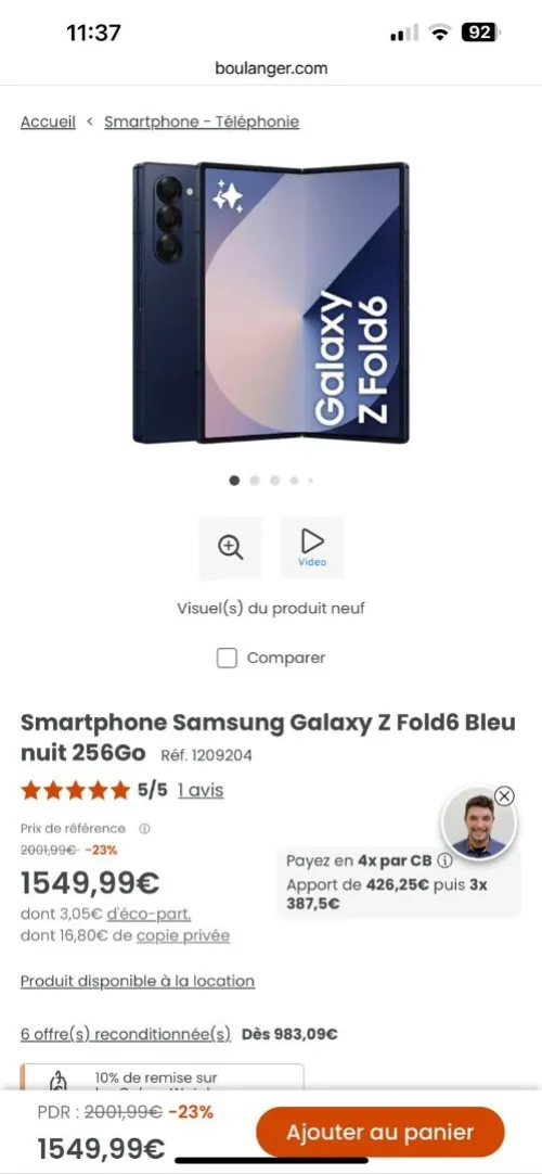 Galaxy Galaxy Zfold6