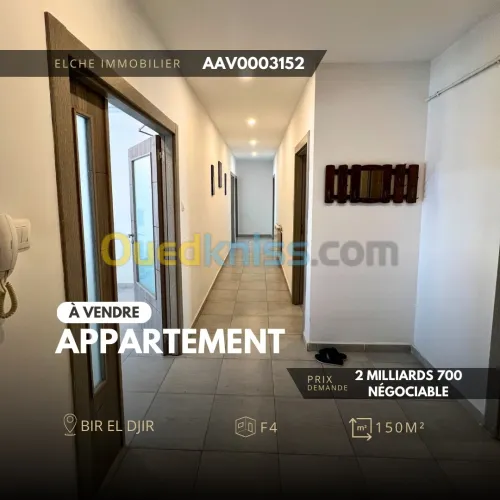 Vente Appartement F4 Oran Bir el djir