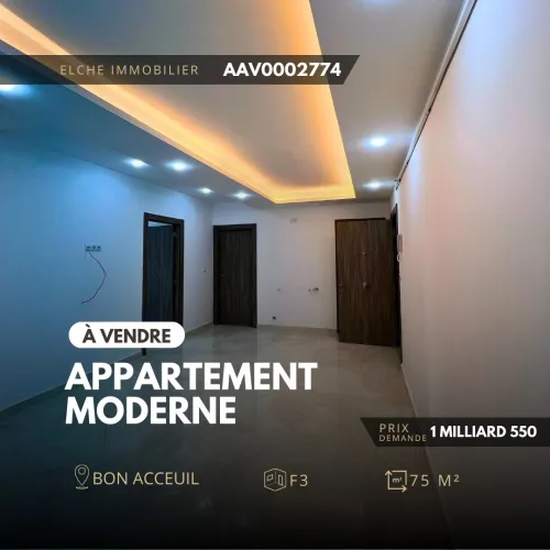 Vente Appartement F3 Oran Ain el turck