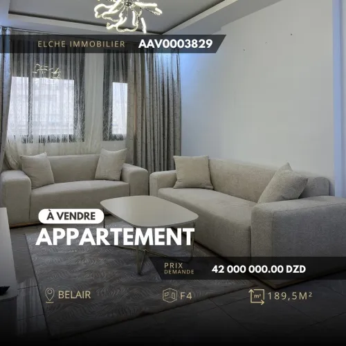 Vente Appartement F4 Oran Oran