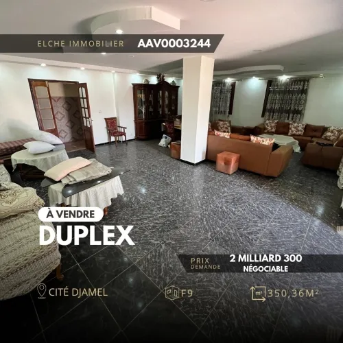 Vente Appartement Duplex F9 Oran Oran