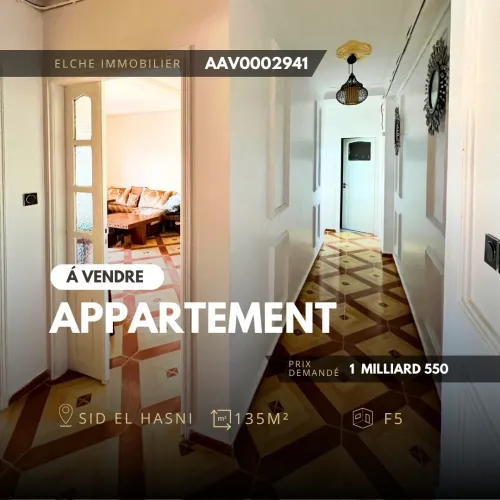 Vente Appartement F5 Oran Oran