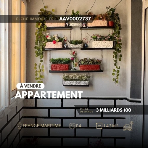 Vente Appartement F4 Oran Bir el djir