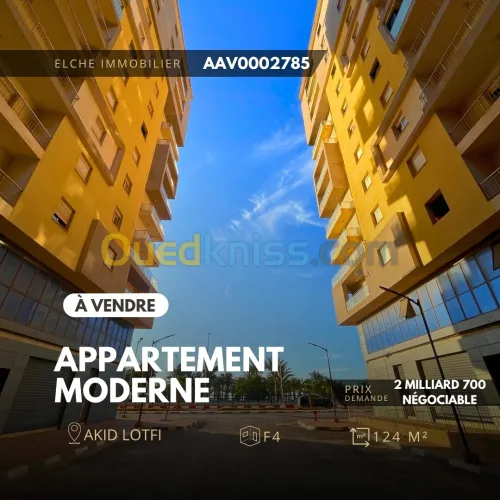 Vente Appartement F4 Oran Bir el djir