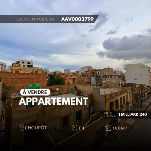 Vente Appartement F4 Oran Oran