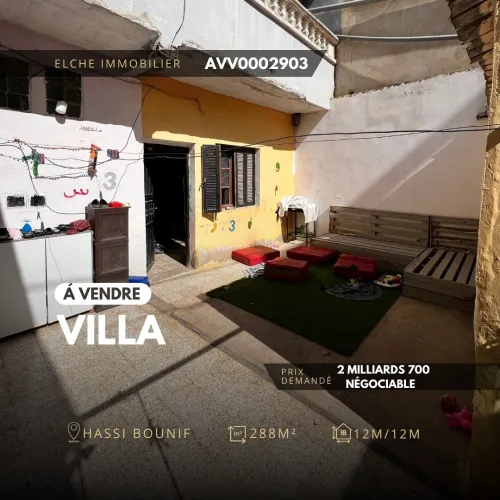 Vente Villa Oran Sidi chami