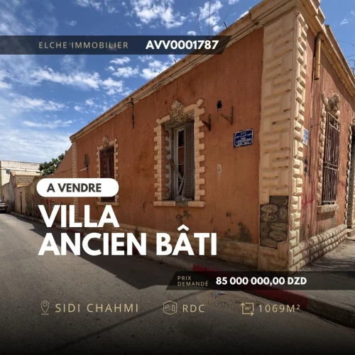 Vente Villa Oran Sidi chami