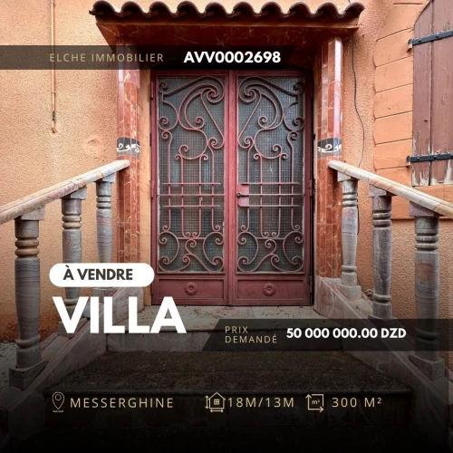 Vente Villa Oran Misseghine