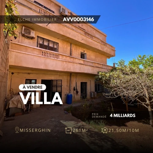 Vente Villa Oran Misseghine