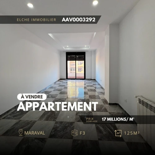 Vente Appartement F3 Oran Oran