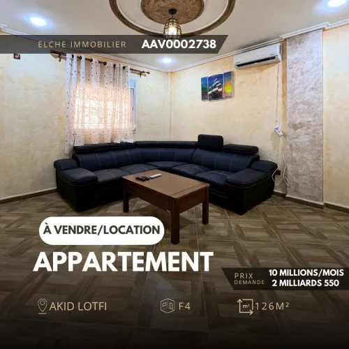 Vente Appartement F4 Oran Bir el djir