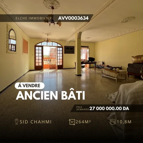 Vente Villa Oran Sidi chami
