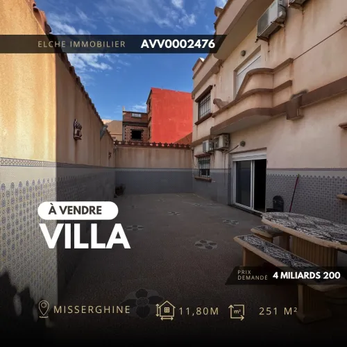 Vente Villa Oran Misseghine