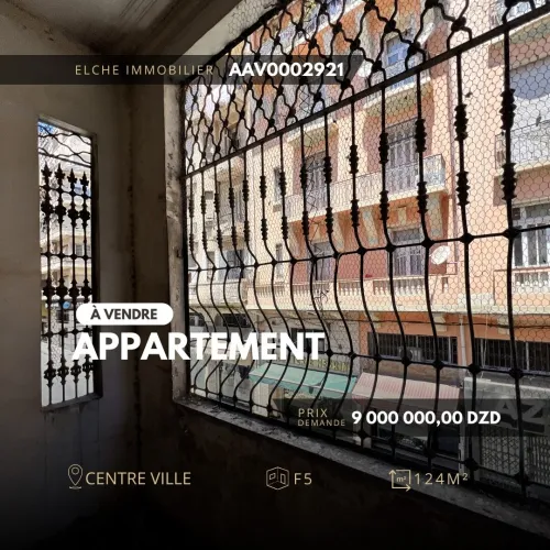 Vente Appartement F5 Oran Oran