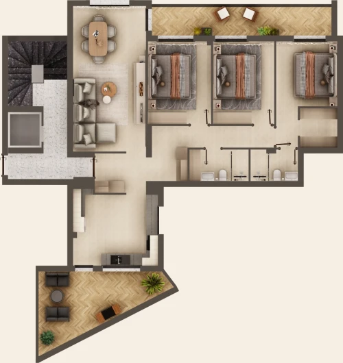 Vente Appartement F4 Alger El achour