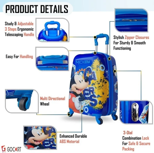 VALISE ENFANT (XS) rigide en ABS+PC