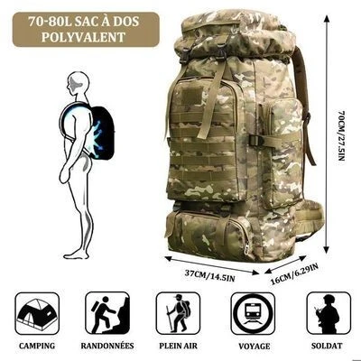 Sac À Dos Randonnée 80 Litres