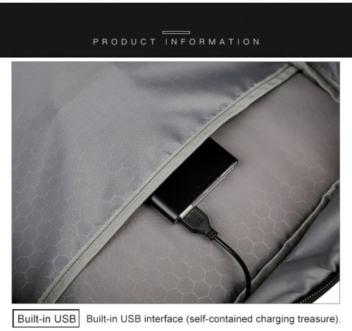 Sac A Dos (Porte Pc) Omaska Elegance Pour voyage et Etude Imperméable 