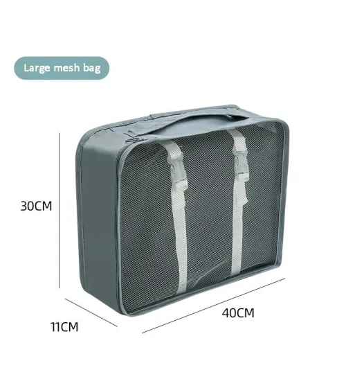 Sacs de Rangement de valise 7 pièces en Polyester - noir- blue-rose -vert-