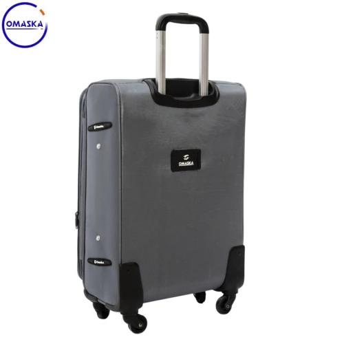 PACK 5 ARTICL OMASKA DE VOYAGE --SERIE VALISE 3 PIECES TISSU-RANGEMENT -SANGLE -OREILLER -BALANCE
