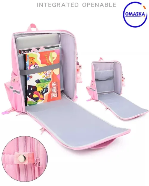 Sac À Dos Orthopédique pliable   En Oxford avec interface 3D Pour Enfants  Primaire