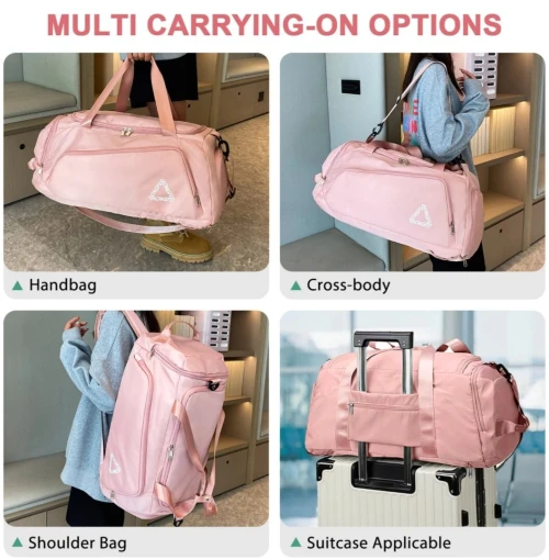 CABAS ET SAC A DOS  DE VOYAGE  57 cm pour homme et femme en nylon et tissu - Imperméable