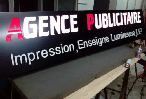 Impression,habillage vitrine,  alucoband,  tinda , caskita , store ,rideau