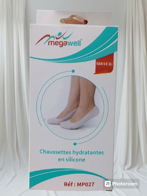 Chaussettes hydratante en silicone 