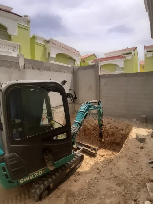 للكراء Location de Mini Pelle avec déplacement dans 58 wilayas
