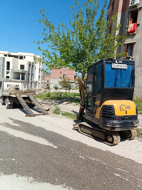 للكراء Location de Mini Pelle avec déplacement dans 58 wilayas